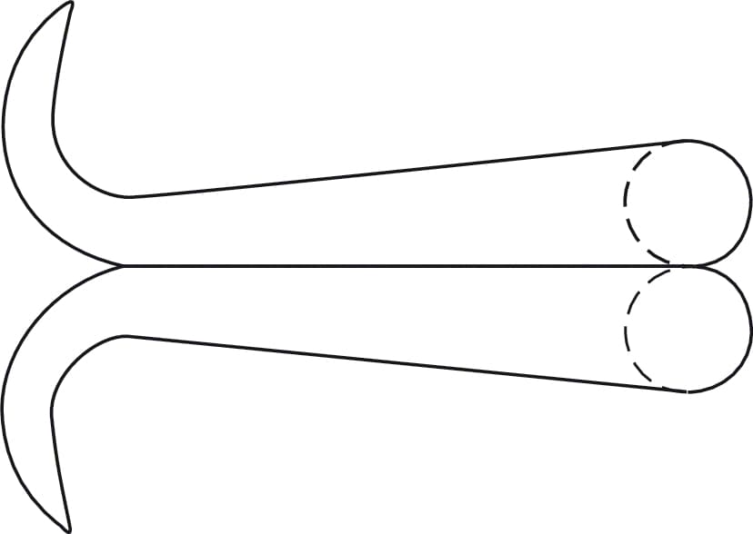 LINE DRAWING BV250K, BV250R-Aesculap Article Picture (Media Manager)