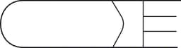 LINE DRAWING FF811R-Aesculap Article Picture (Media Manager)