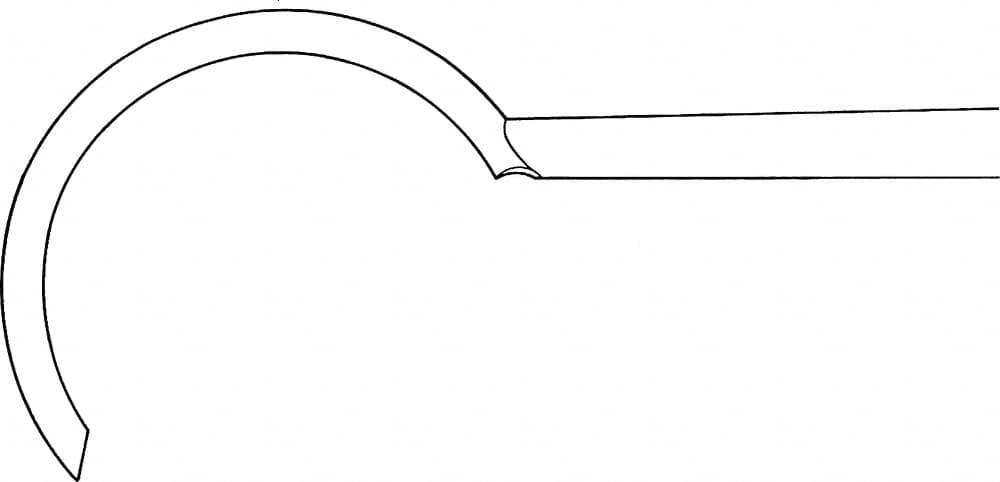 LINE DRAWING KY204R-Aesculap Article Picture (Media Manager)