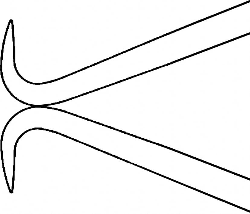 LINE DRAWING BV996R, FG-205-02-V-Aesculap Article Picture (Media Manager)