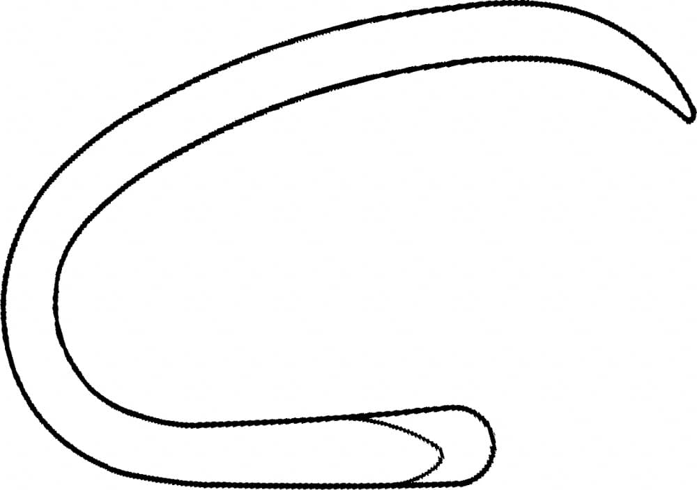LINE DRAWING FK400R, MC-100-01-R-Aesculap Article Picture (Media Manager)