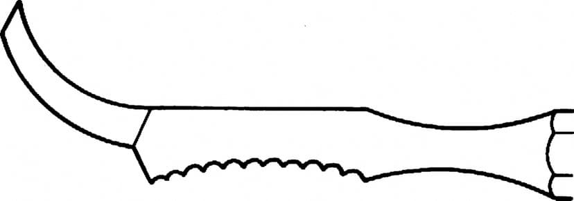 LINE DRAWING FK341R-Aesculap Article Picture (Media Manager)