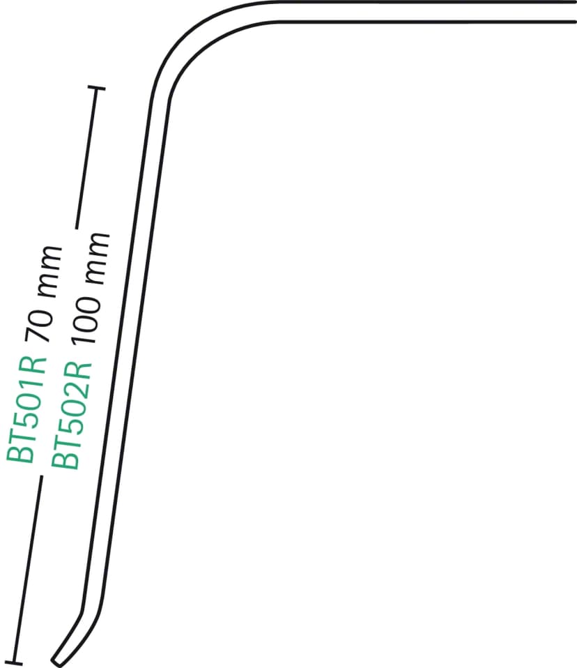 LINE DRAWING BT501R, BT502R-Aesculap Article Picture (Media Manager)