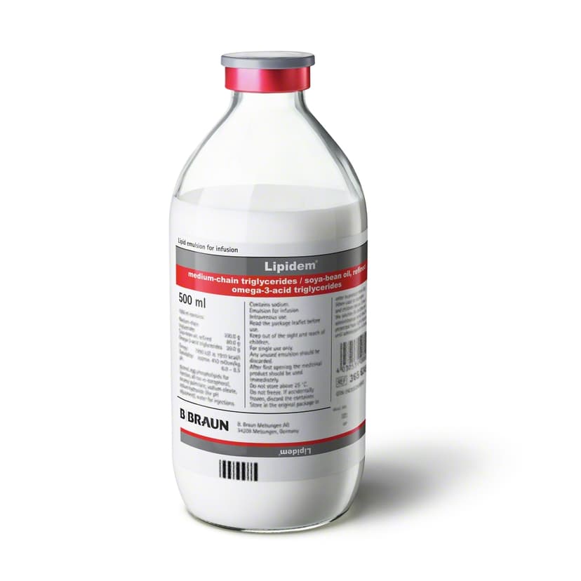 Lipidem®-Fat emulsion enriched with omega-3 fatty acid triglycerides from fish oil